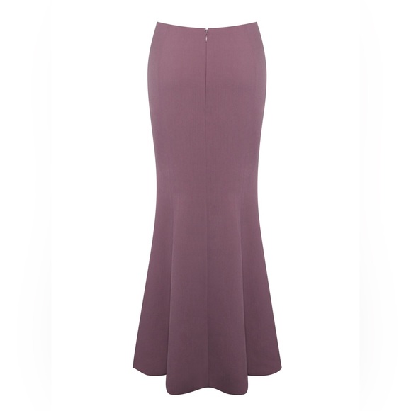NWT Miss Circle Delice Mauve pale purple Flare mermaid style Maxi Skirt - Picture 7 of 7